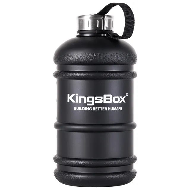 kingsbox-borraccia-blacknight-nera-opaca-2-2-l-bpa-free image 1