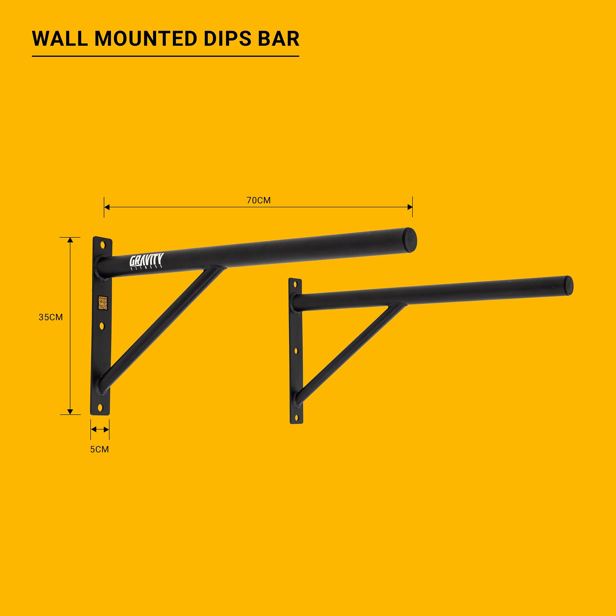 gravity-fitness-combo-sbarra-trazioni-dip-a-muro image 3