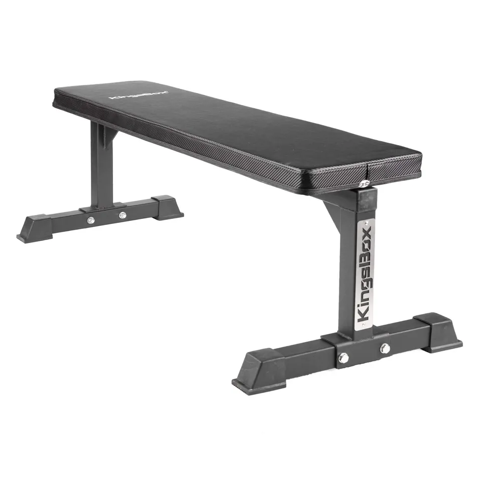 kingsbox-panca-piana-panca-pesistica-350-kg-nero-1200-x-350-mm image 1