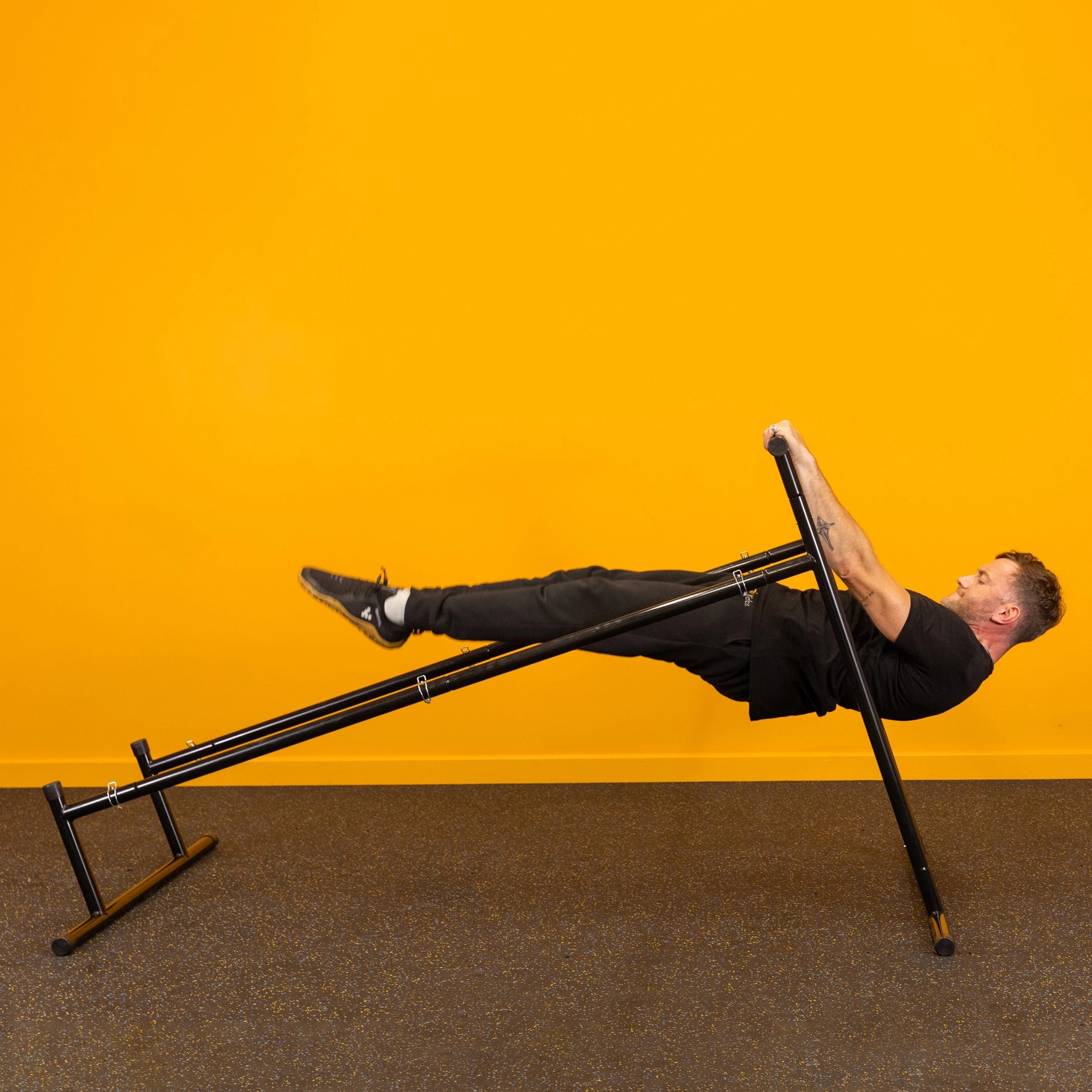 gravity-fitness-portable-pull-up-rack-con-kit-estensione image 7