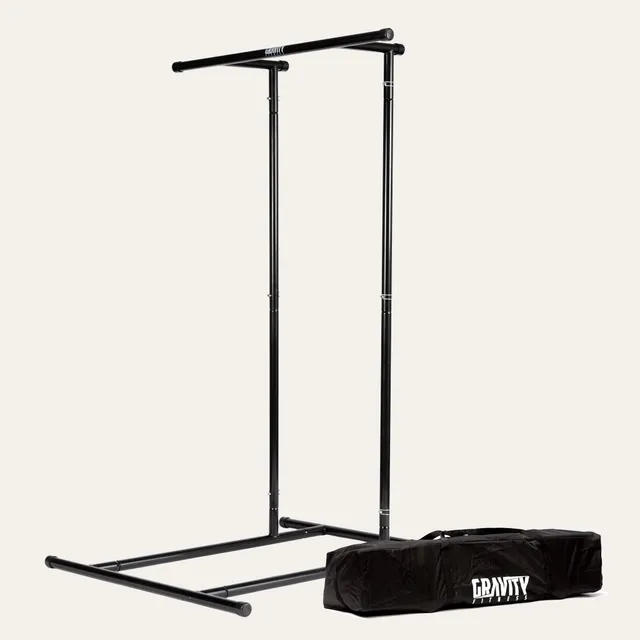 gravity-fitness-portable-pull-up-rack-con-kit-estensione image 1