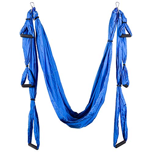 kingsbox-yoga-hammock-amaca-yoga-nylon-300-kg-blu-oceano image 7