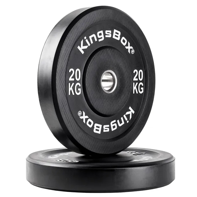 kingsbox-basic-bumper-plates-coppia-dischi-olimpici-gomma-450-mm image 1