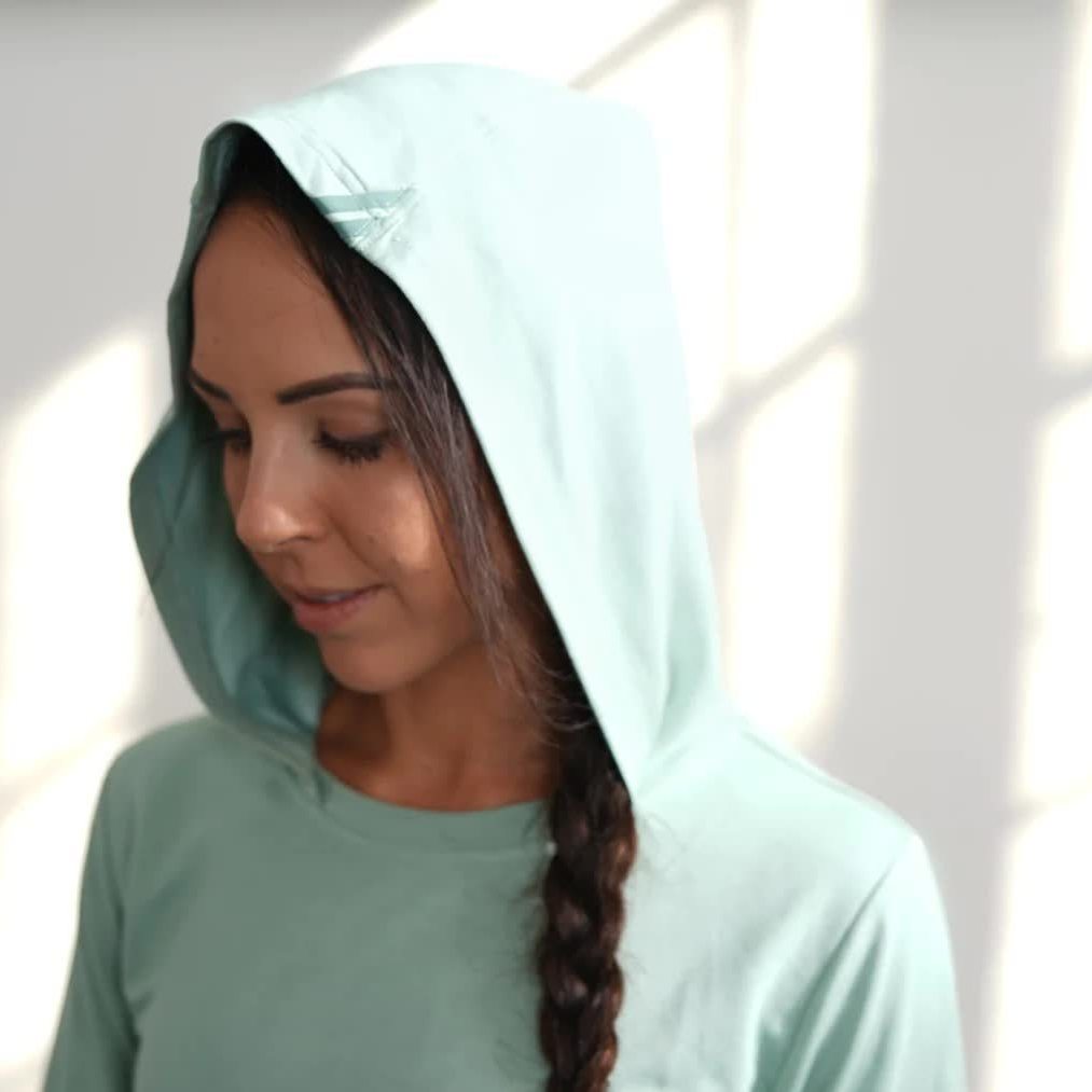 trx-women-s-crop-hoodie-felpa-crop-donna-con-cappuccio image 1