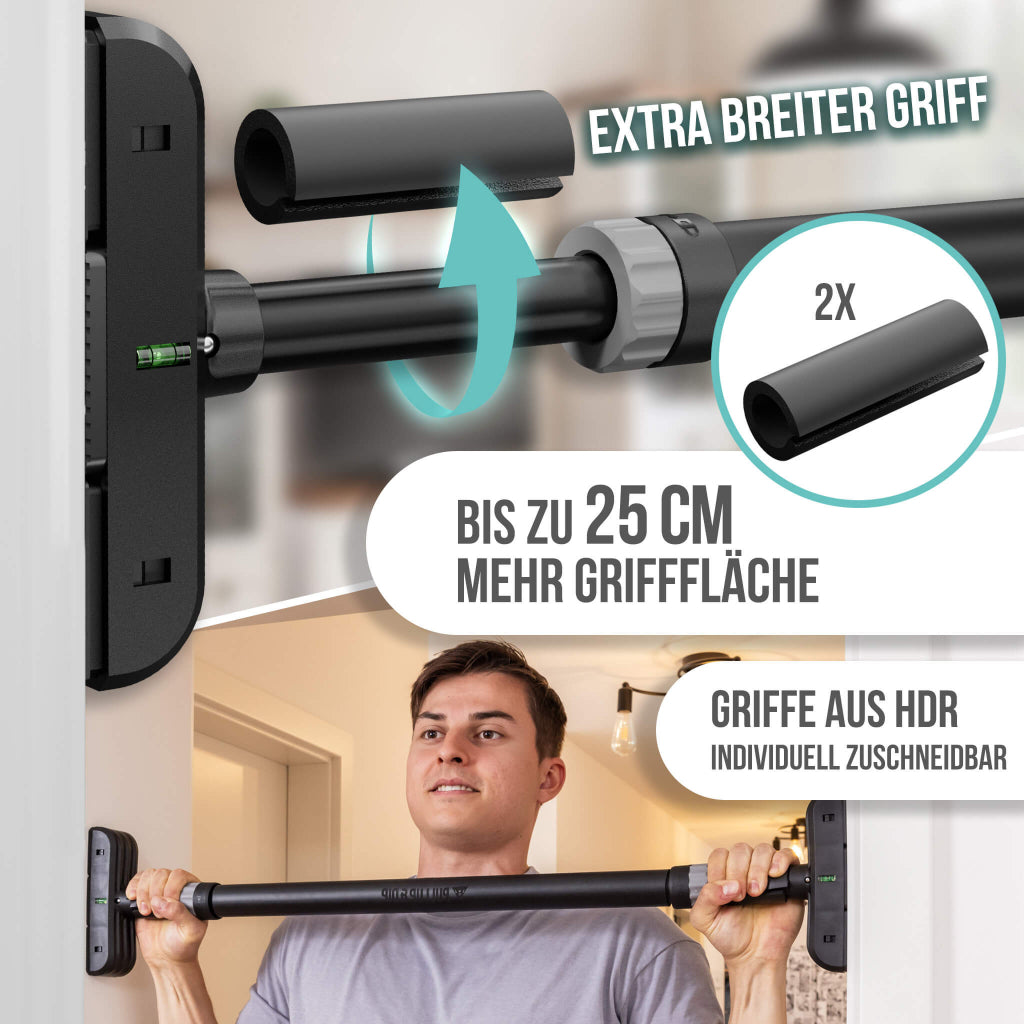 pullup-dip-pacchetto-barra-trazioni-telescopica-porta-con-bande-e-guide image 5