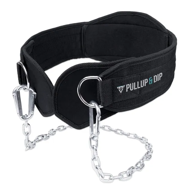 pullup-dip-cintura-zavorra-con-catena-3-moschettoni-e-alette image 1