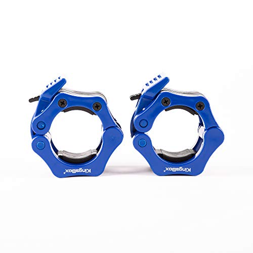 kingsbox-lock-jaw-collari-bilanciere-olimpico-50-mm-blu-oceano-1-paio image 8