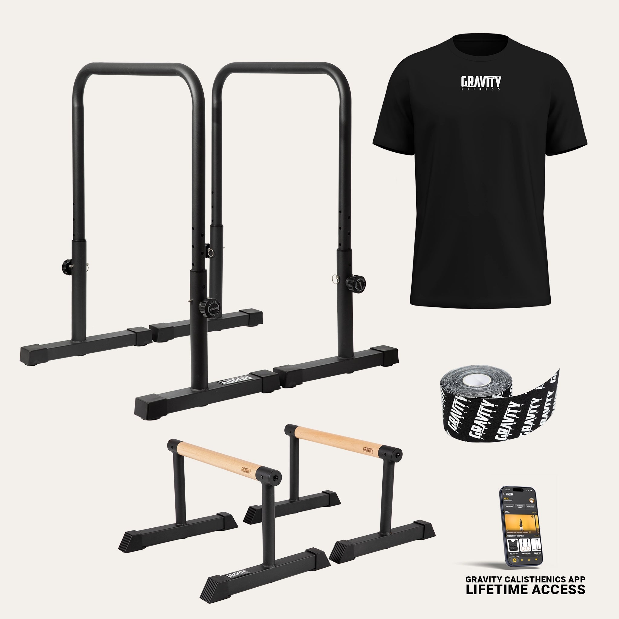 gravity-fitness-inizia-pacchetto-parallele-ibride-xl image 1