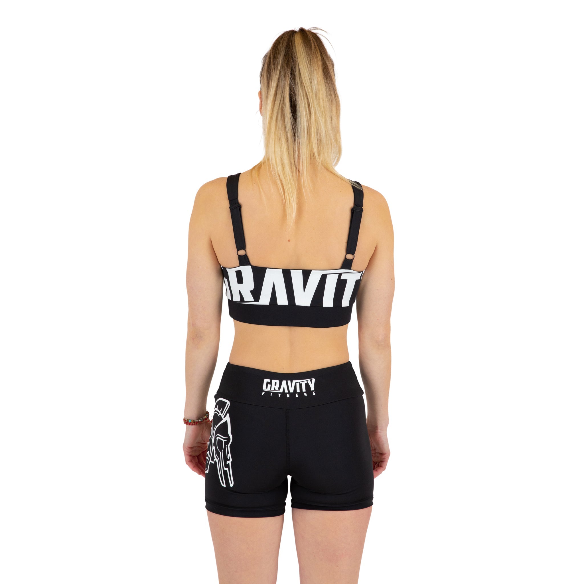 gravity-fitness-shorts-allenamento-donna-nero-vita-media-xs-xxl image 3