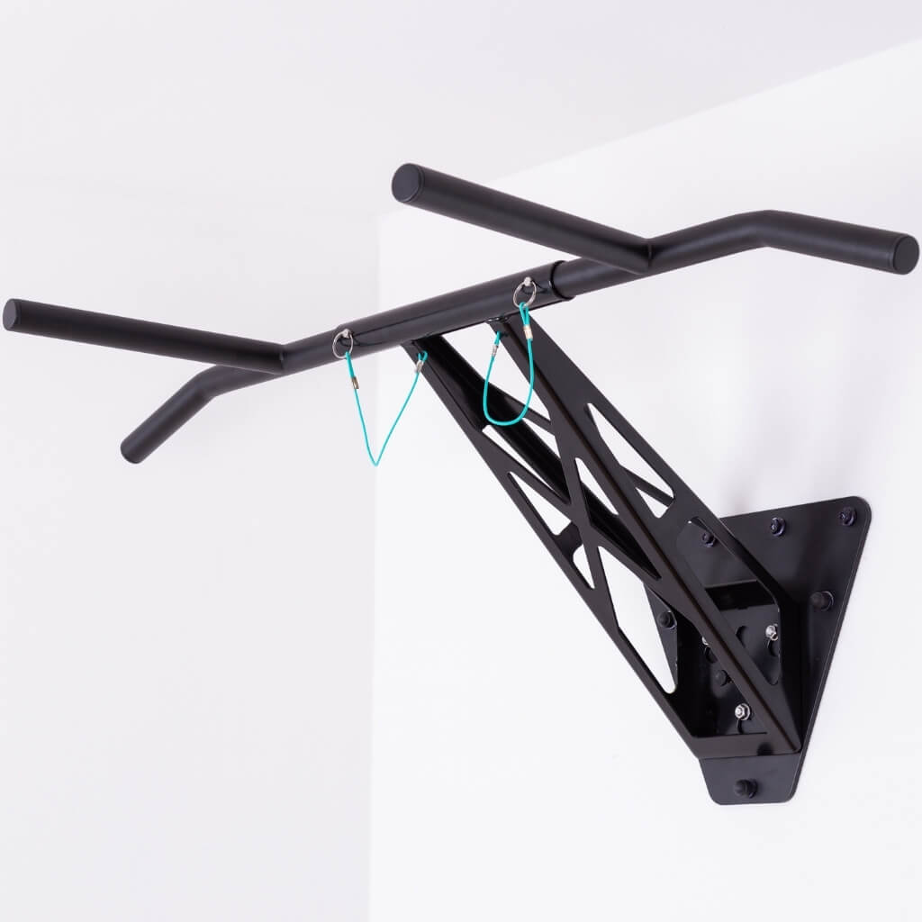 pullup-dip-sbarra-trazioni-e-dip-multifunzione-in-acciaio-nero-presa-stretta image 2