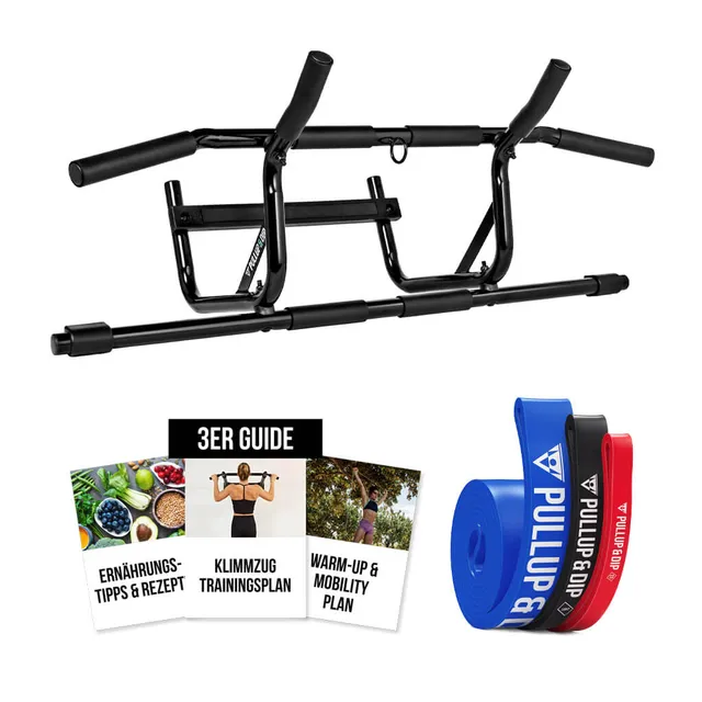 pullup-dip-set-principianti-pull-up-barra-porta-bande-guide image 1