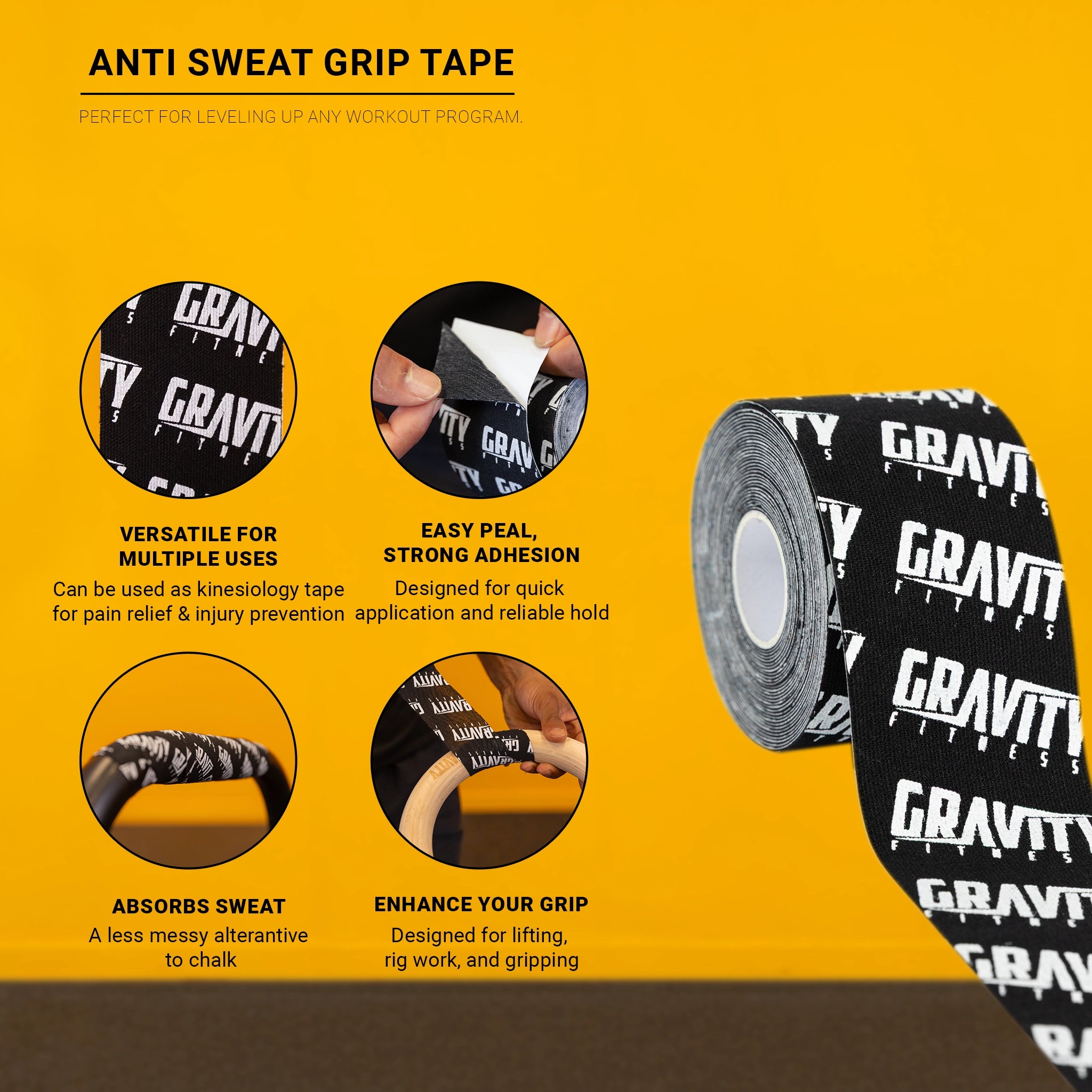 gravity-fitness-anti-sweat-grip-tape-antiscivolo image 2