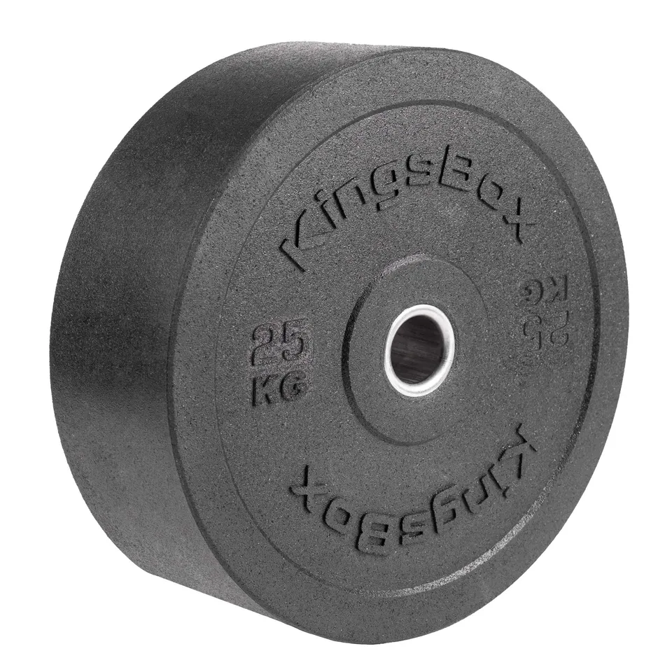kingsbox-hi-temp-bumper-plates-3-0-coppia-dischi-gomma-acciaio image 1