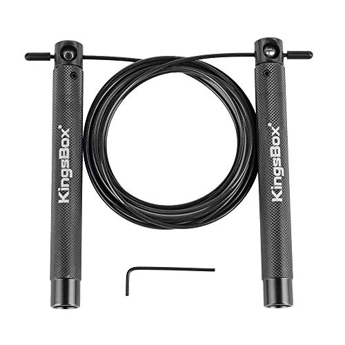 kingsbox-corda-salto-veloce-precisione-speed-rope-300-cm-regolabile image 2