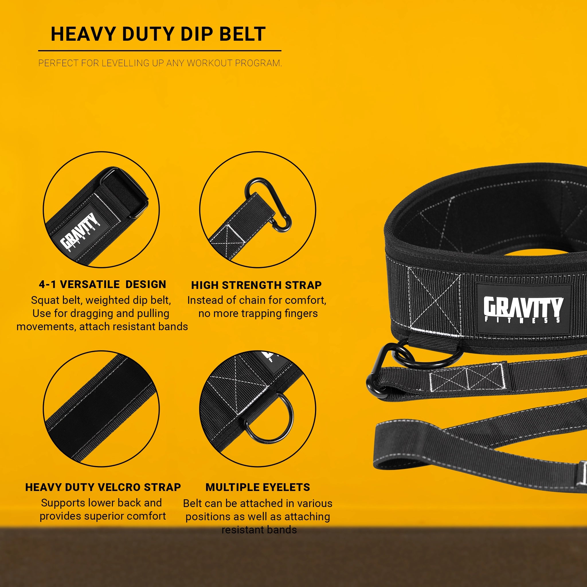 gravity-fitness-cintura-zavorra-4-in-1-nylon image 2