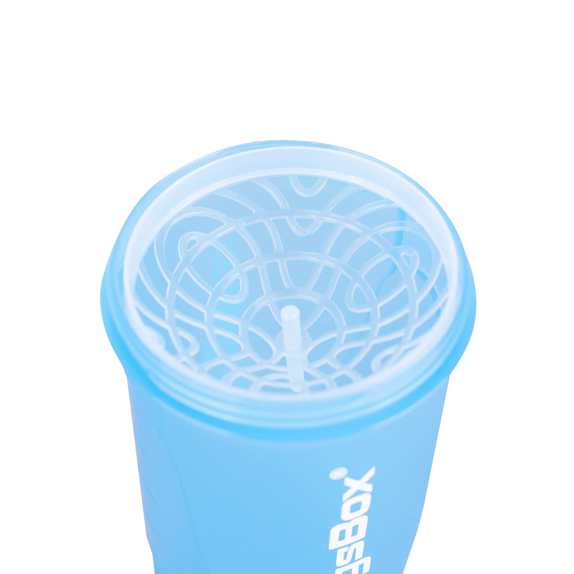 kingsbox-shaker-classico-600-ml-blu-con-sfera-blender image 2