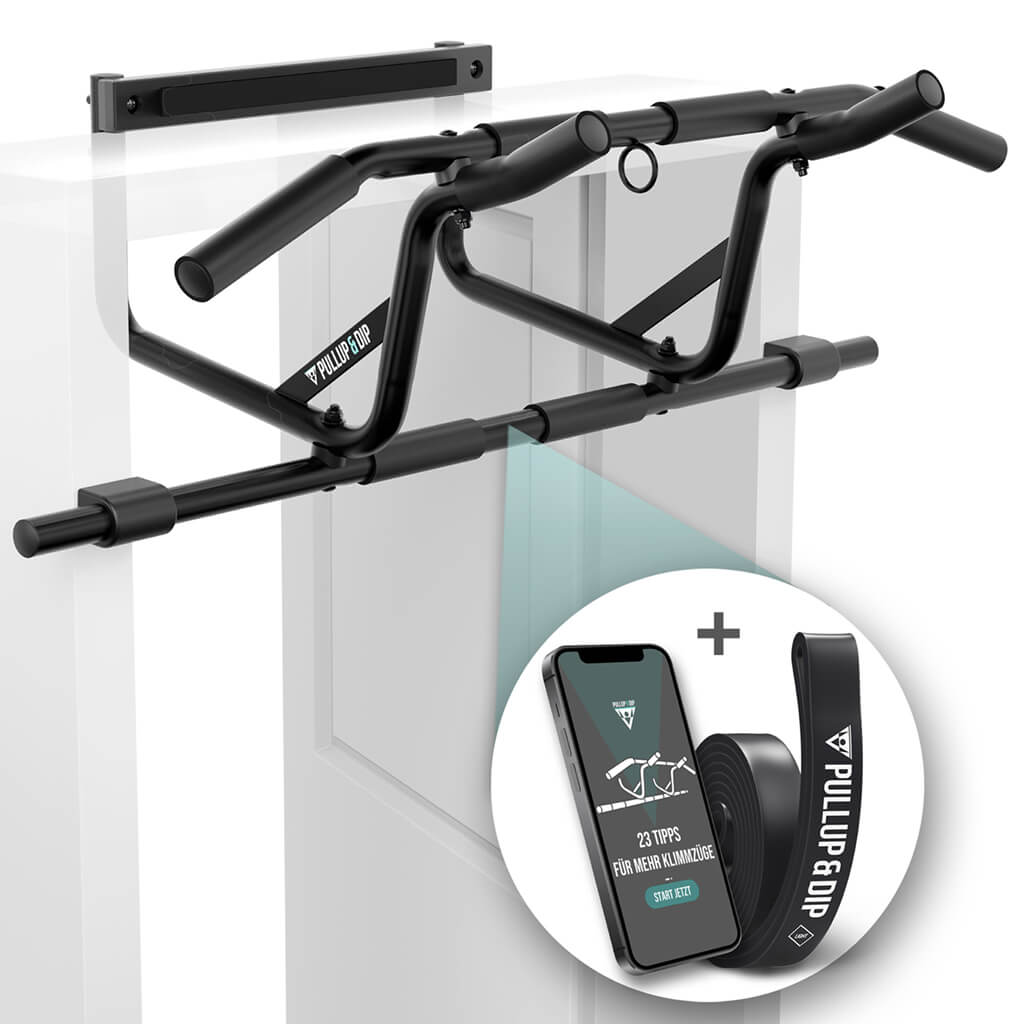 pullup-dip-set-sbarra-trazioni-porta-principianti-con-elastici image 2
