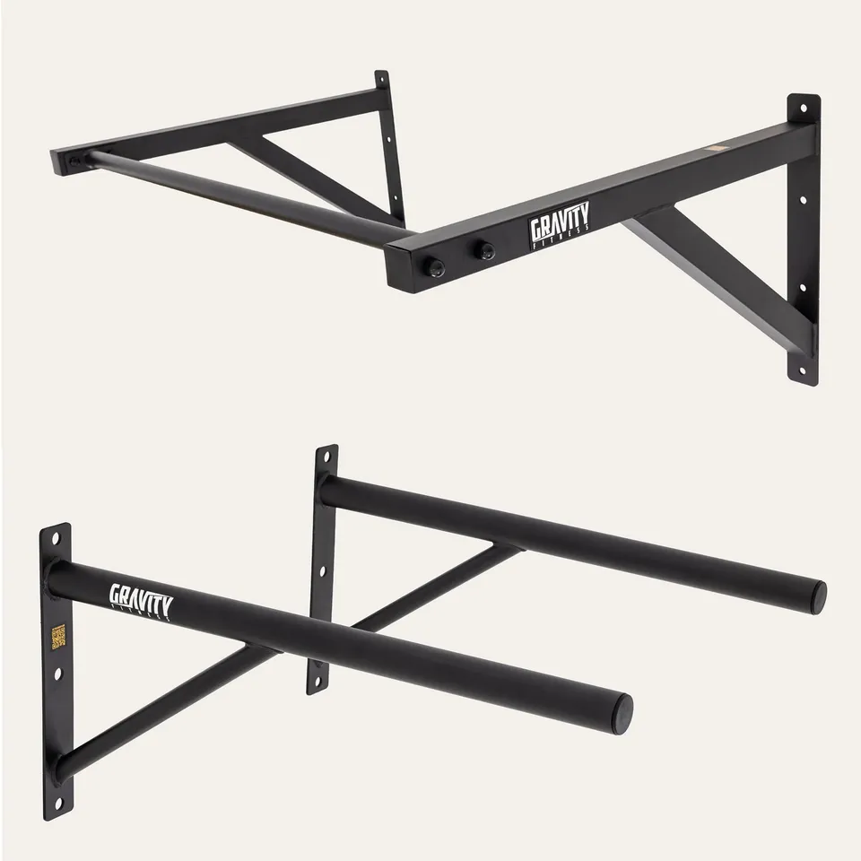 gravity-fitness-combo-sbarra-trazioni-dip-a-muro image 1