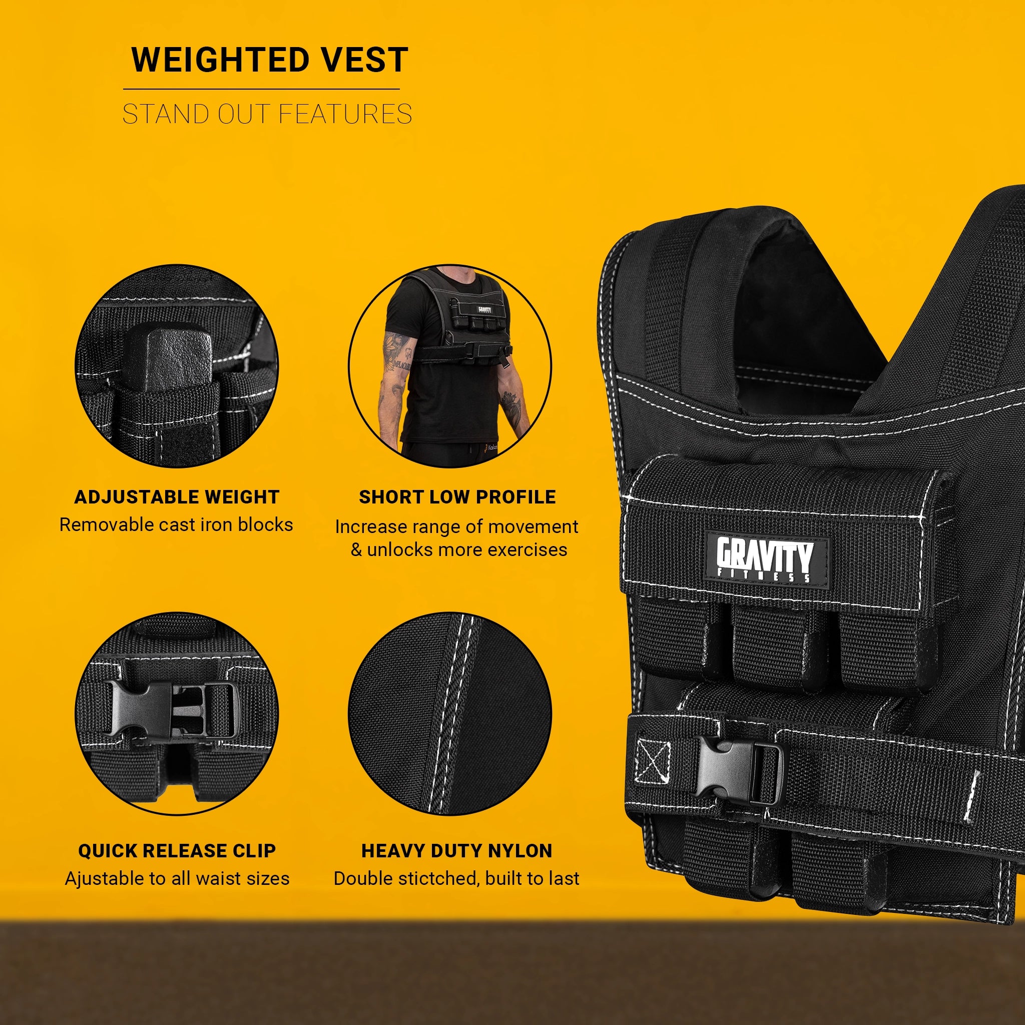 gravity-fitness-gilet-zavorrato-10kg-20kg-30kg image 2