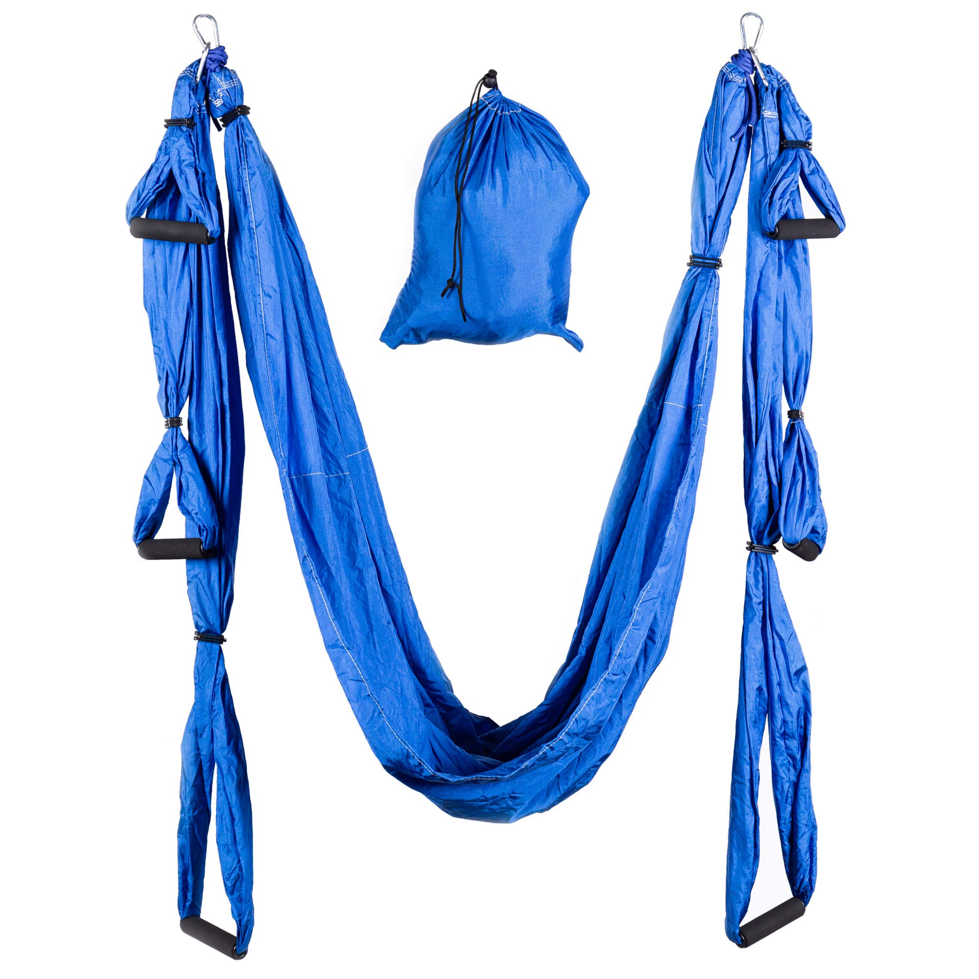 kingsbox-yoga-hammock-amaca-yoga-nylon-300-kg-blu-oceano image 1