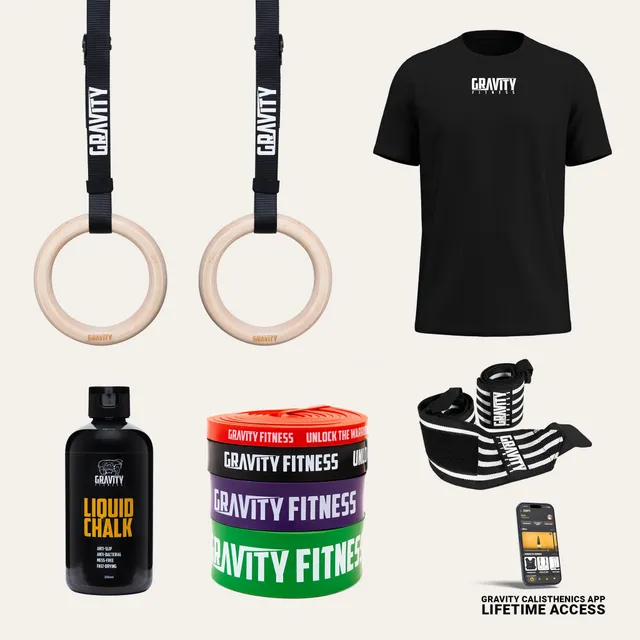 gravity-fitness-gymnastic-rings-bundle-28mm-32mm image 1