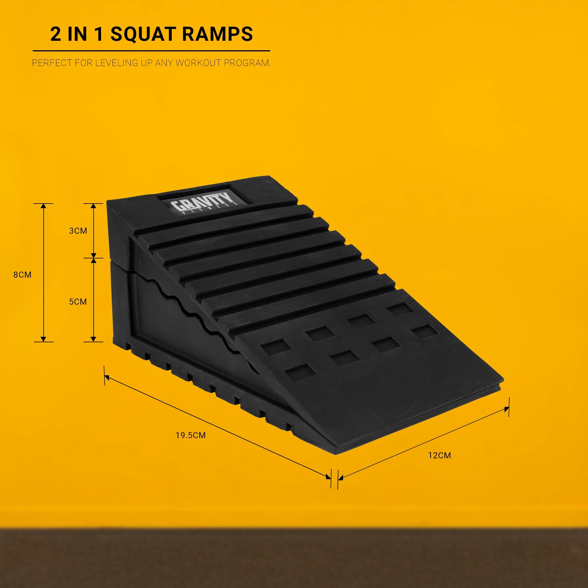 gravity-fitness-rampe-squat-2-in-1-in-gomma-solida-4-pezzi image 6