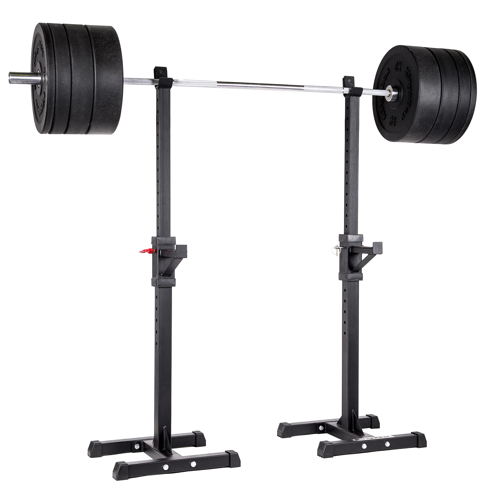 kingsbox-home-squat-stand-as-5-180-kg-nero-rack-bilanciere image 2