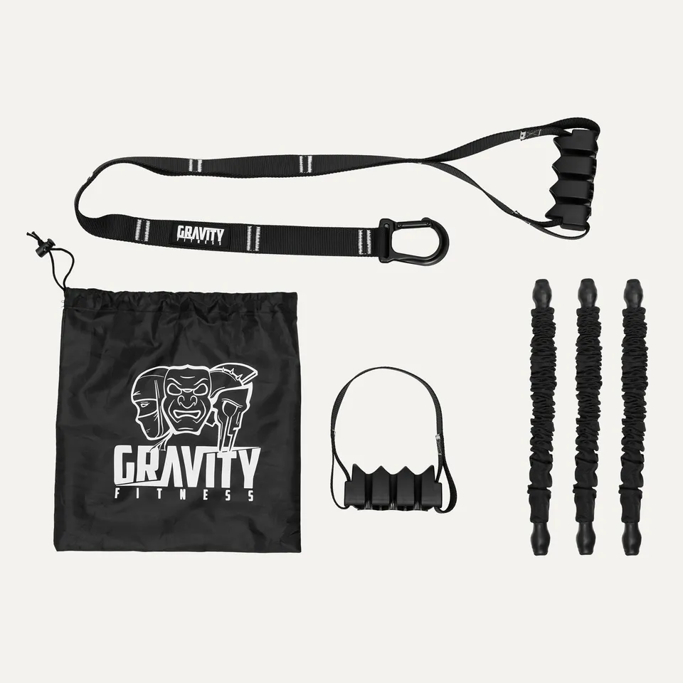 gravity-fitness-pull-up-assist-sistema-assistenza-trazioni-con-bande-elastiche image 1