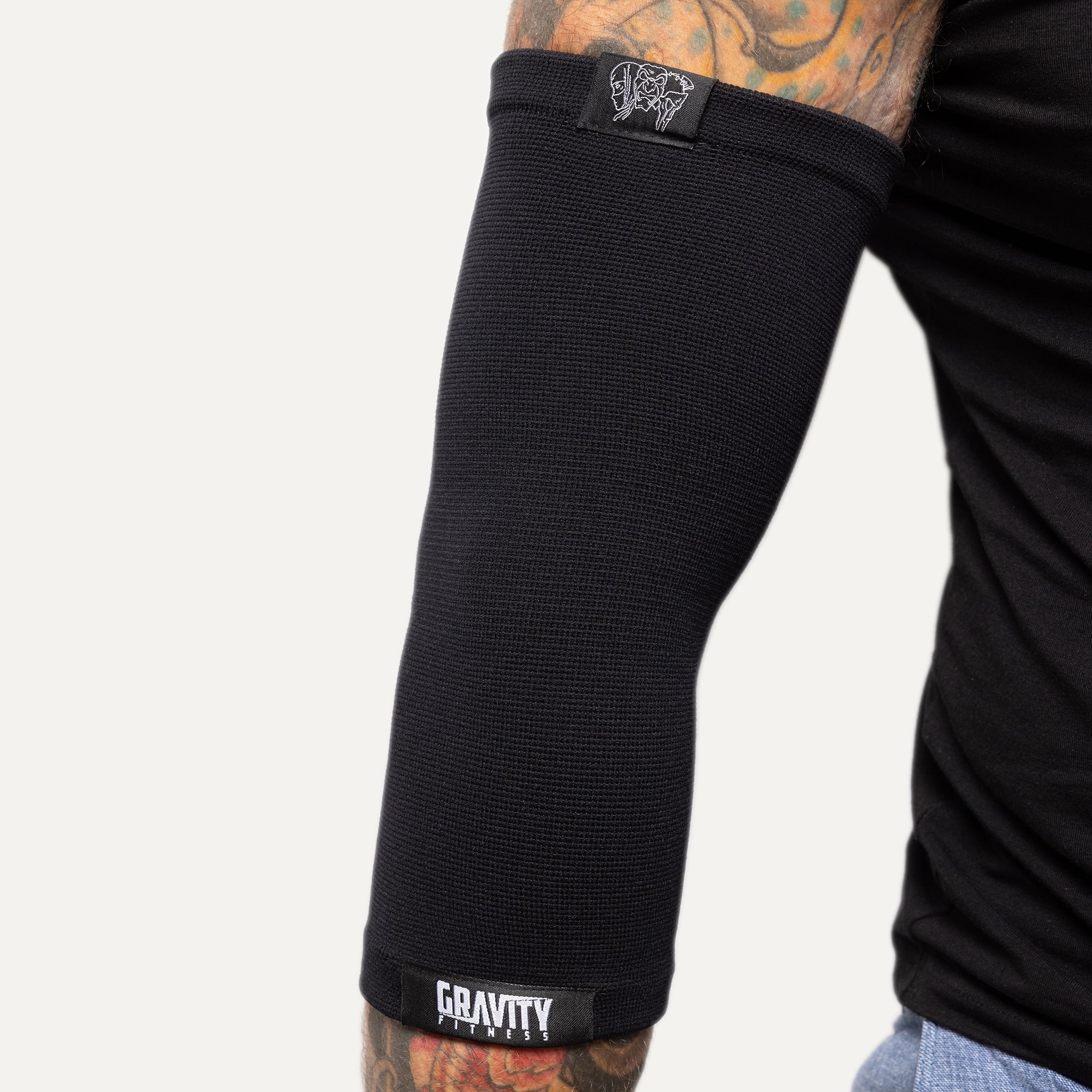 gravity-fitness-elbow-sleeves-gomitiere-compressione-s-m-l-xl image 2