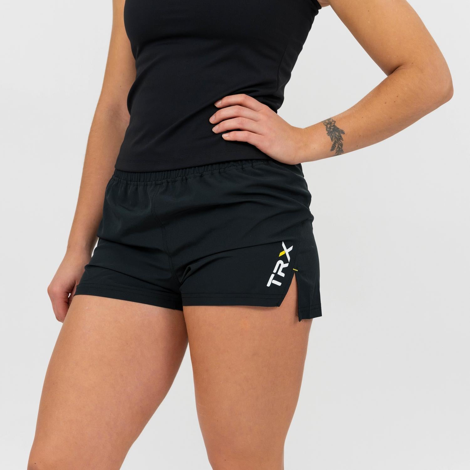trx-ladies-3-5-taffeta-short-shorts-fitness-donna image 1