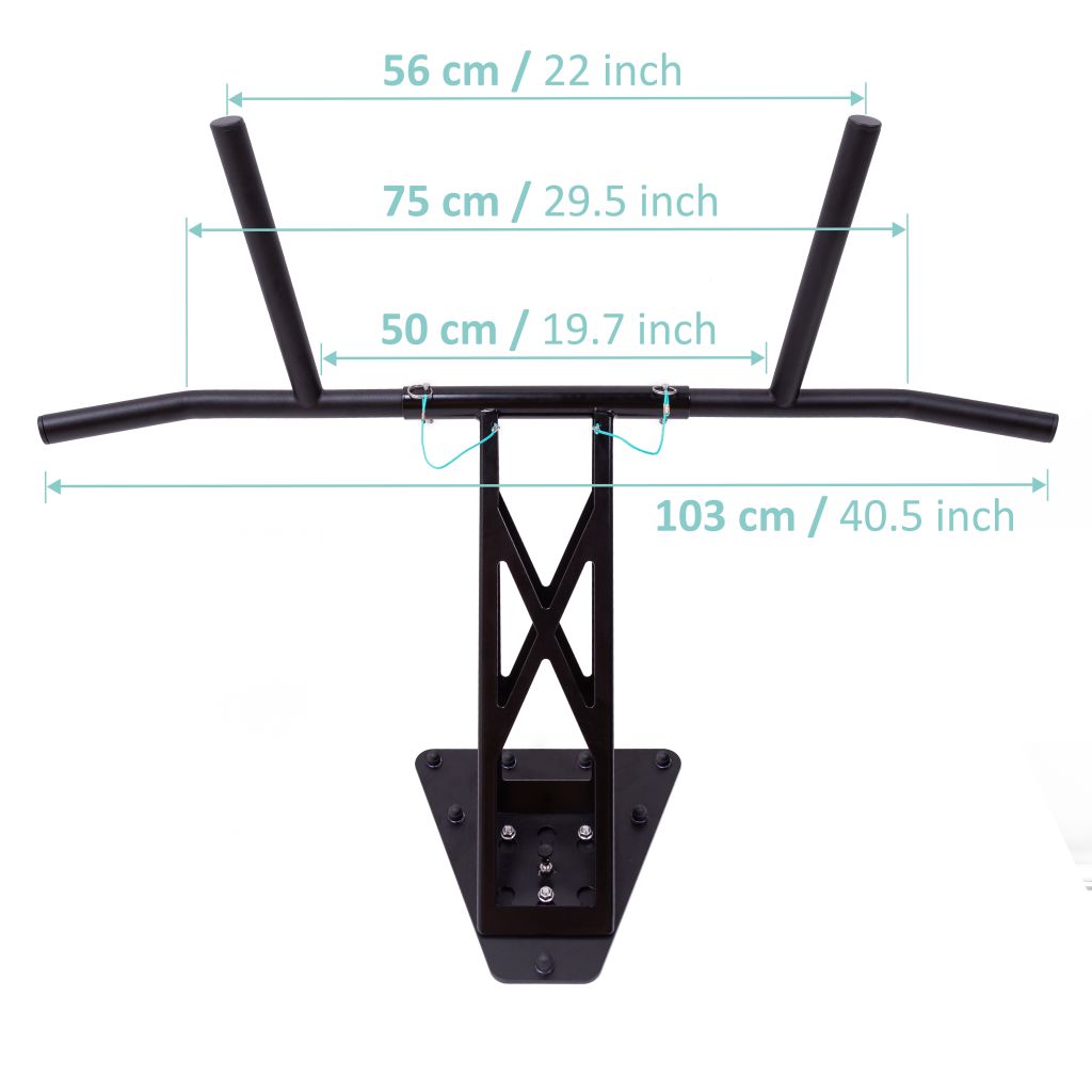 pullup-dip-sbarra-trazioni-e-dip-multifunzione-in-acciaio-nero-presa-stretta image 6