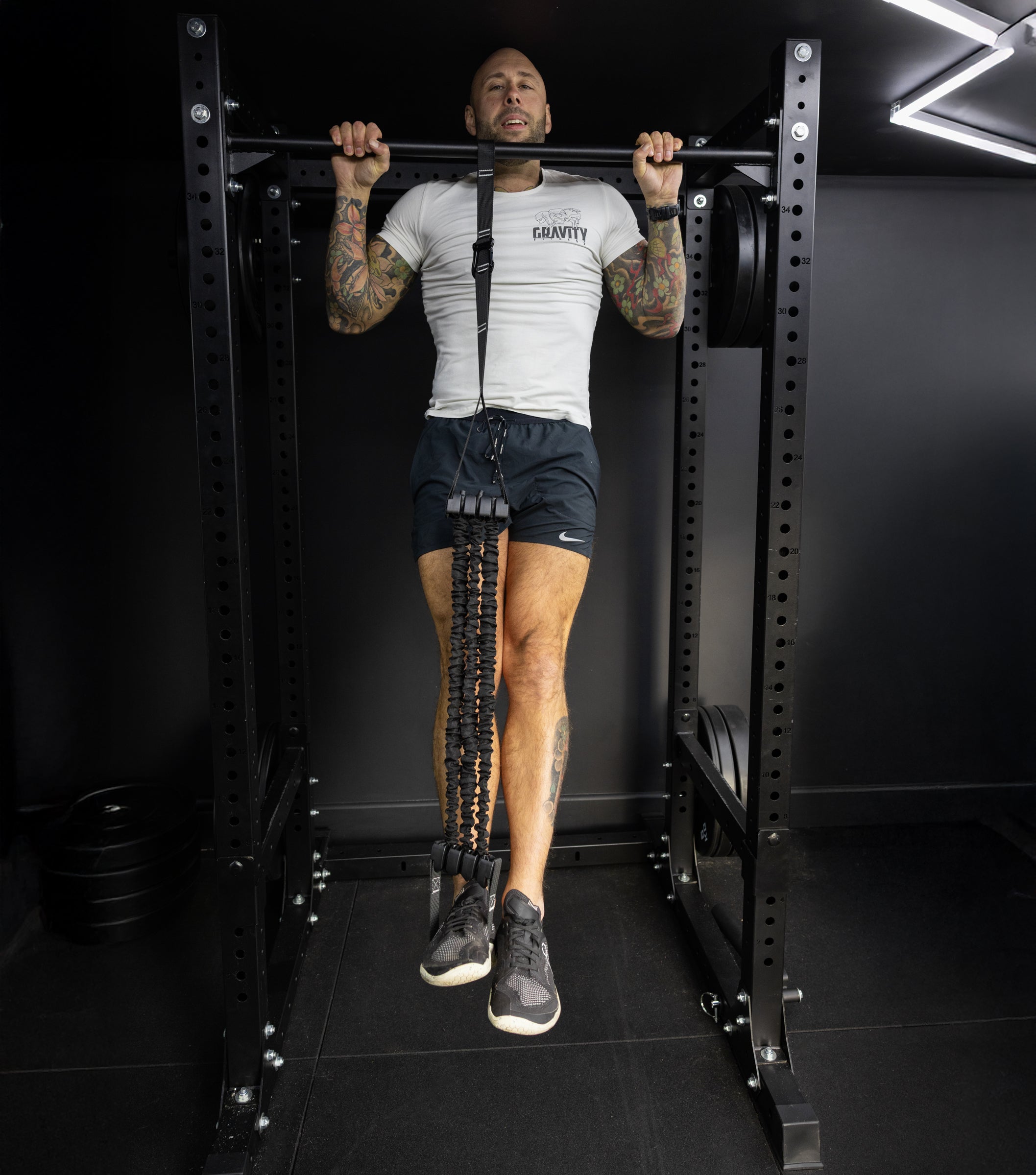 gravity-fitness-pull-up-assist-sistema-assistenza-trazioni-con-bande-elastiche image 2