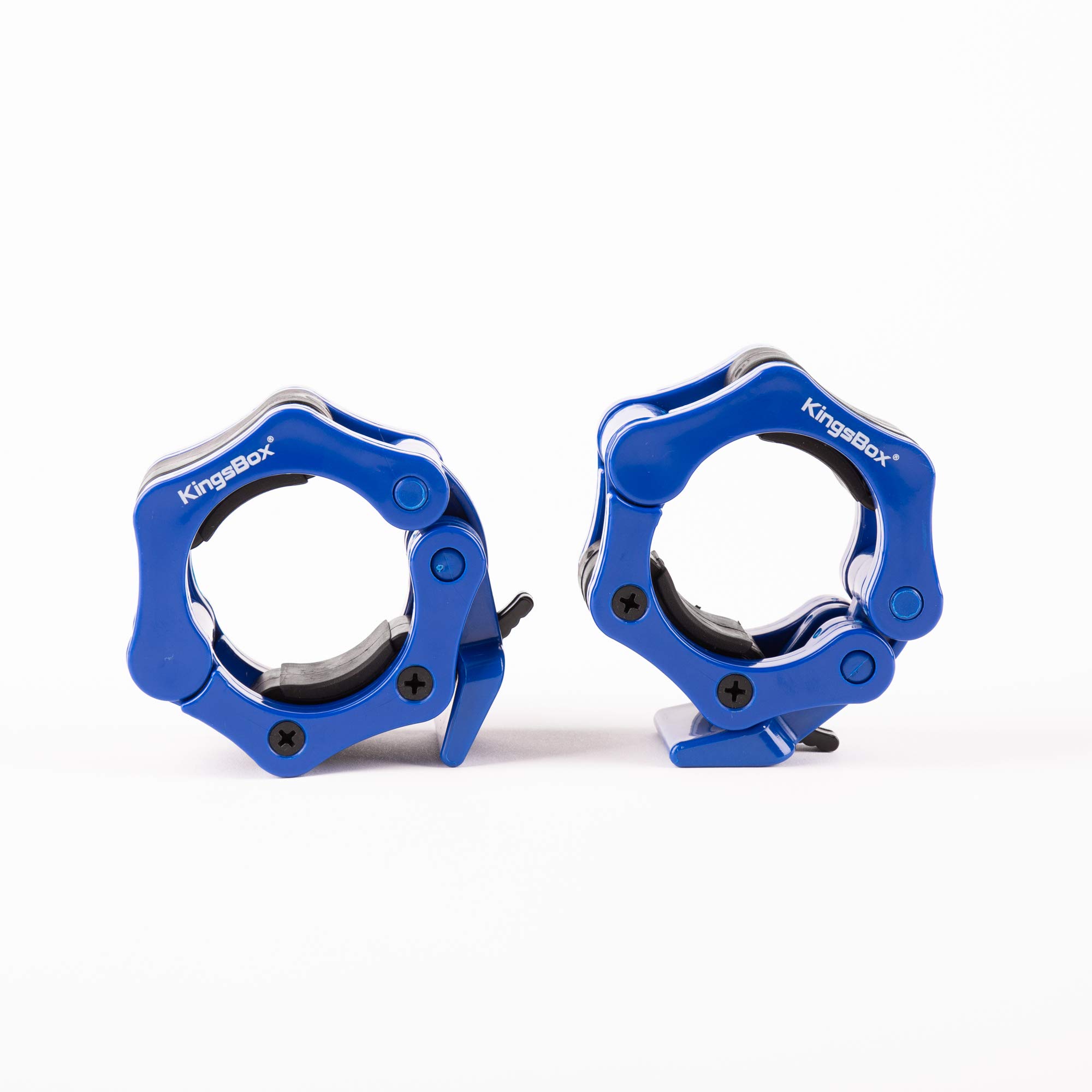 kingsbox-lock-jaw-collari-bilanciere-olimpico-50-mm-blu-oceano-1-paio image 2