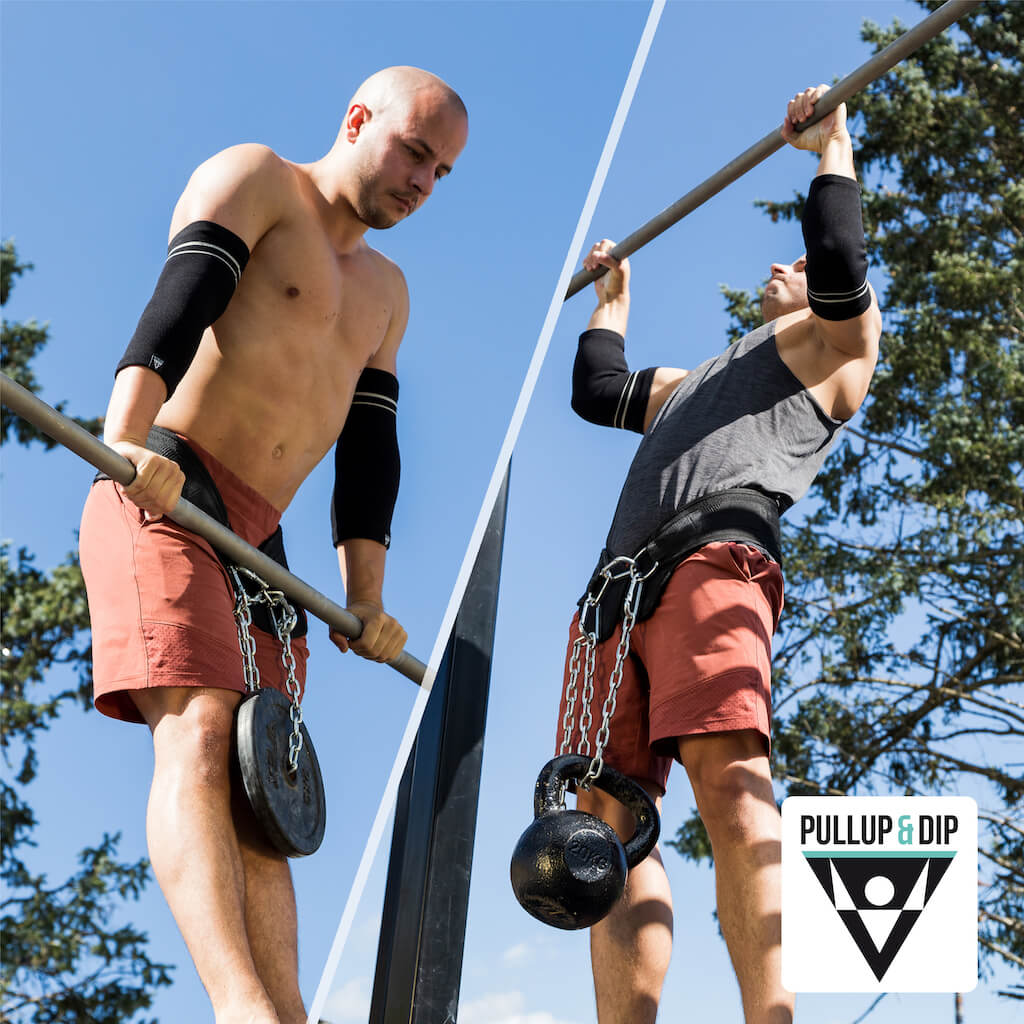 pullup-dip-cintura-zavorra-con-catena-3-moschettoni-e-alette image 7