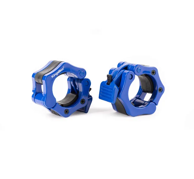 kingsbox-lock-jaw-collari-bilanciere-olimpico-50-mm-blu-oceano-1-paio image 1