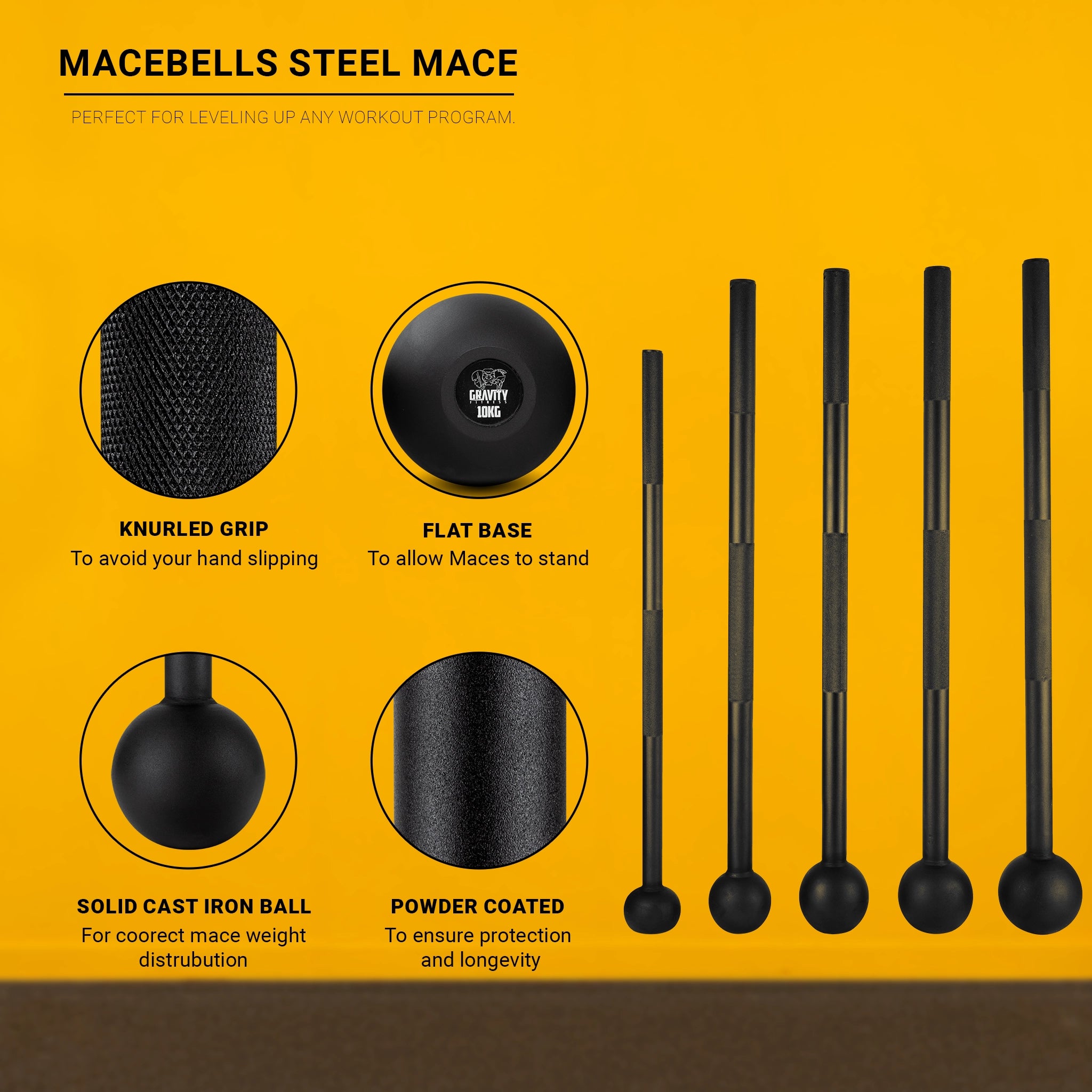 gravity-fitness-macebells-acciaio-mace-mazza-funzionale-4-12-kg image 2