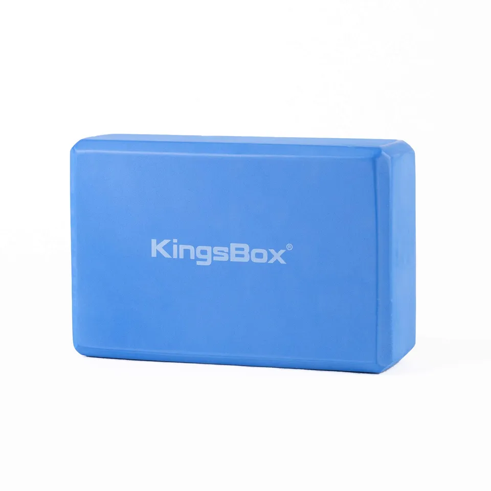 kingsbox-foam-block-blocco-yoga-eva-23x15x8-cm-blu image 1