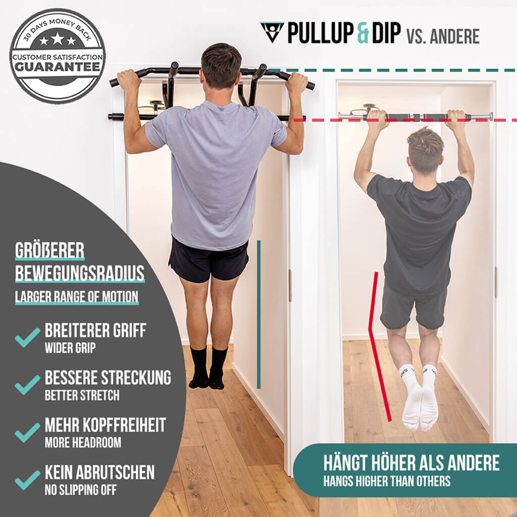 pullup-dip-set-sbarra-trazioni-porta-principianti-con-elastici image 5