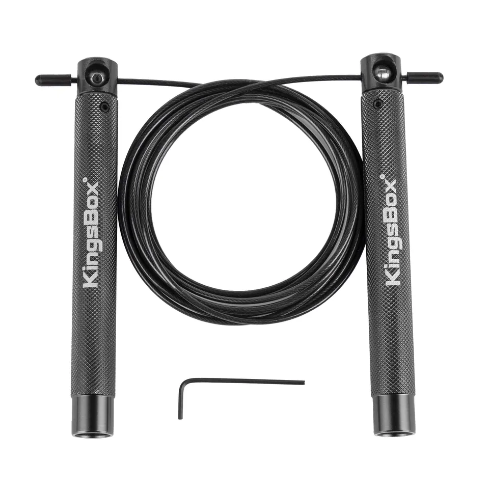 kingsbox-corda-salto-veloce-precisione-speed-rope-300-cm-regolabile image 1