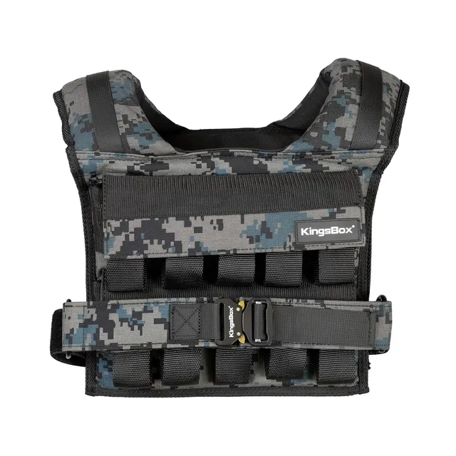 kingsbox-giubbotto-zavorrato-elite-weighted-vest-20-kg-taglia-unica image 1