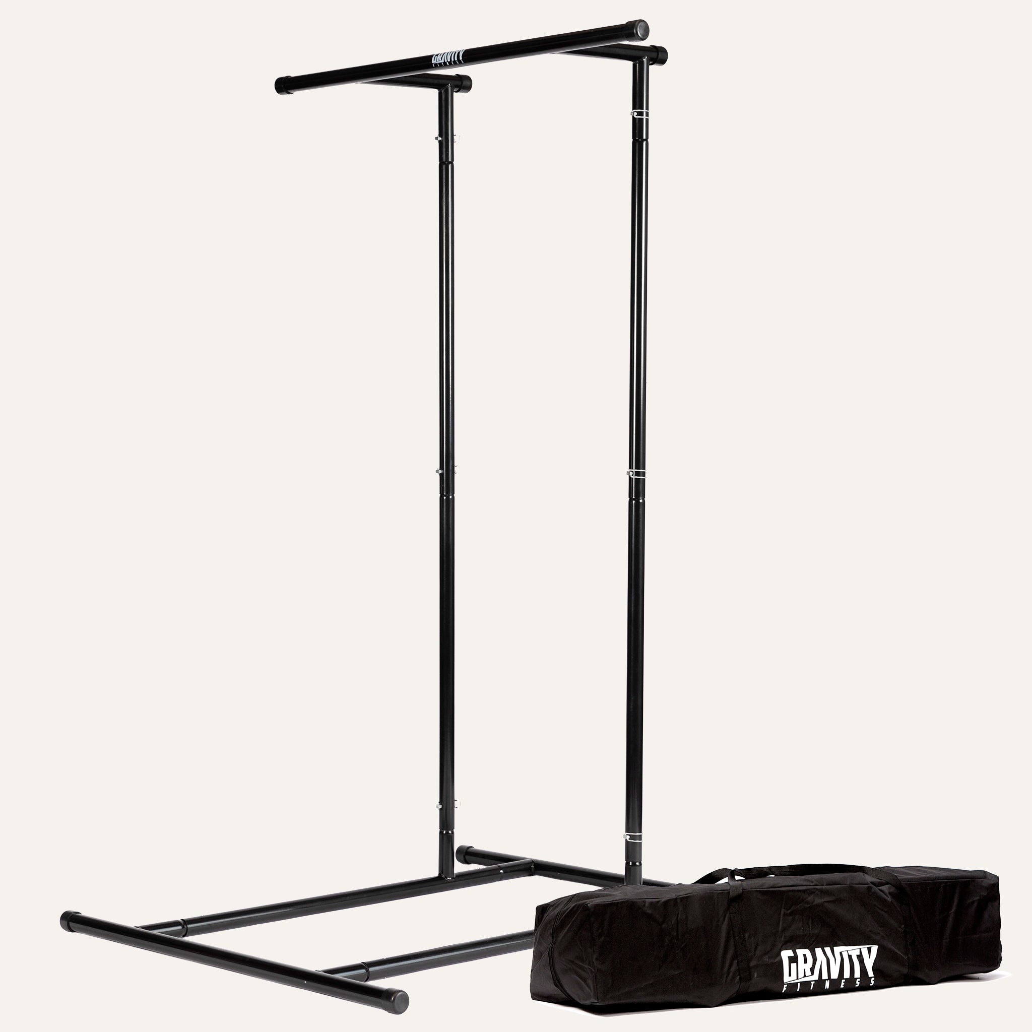 gravity-fitness-get-your-first-pull-up-bundle-rack-bande-t-shirt image 2