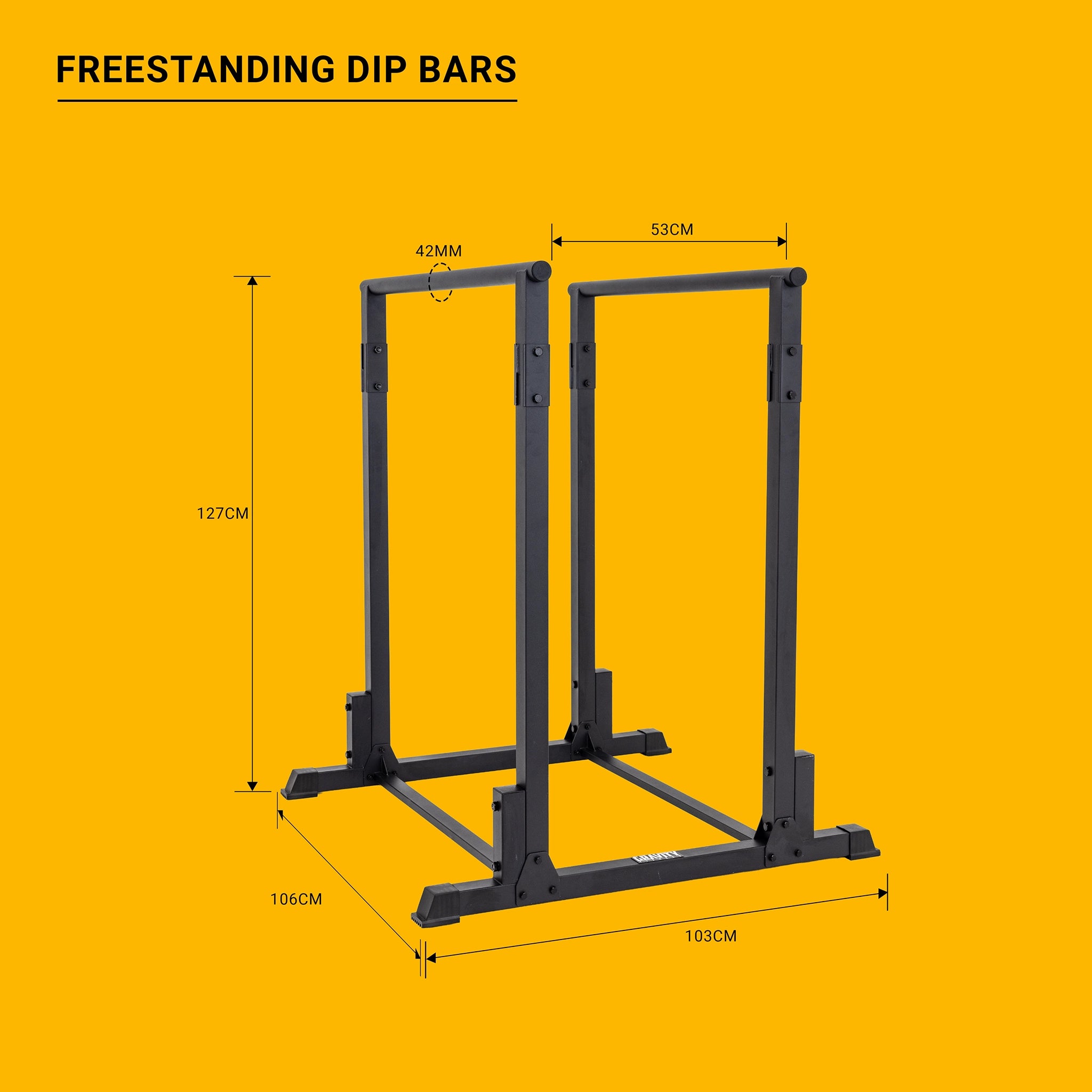 gravity-fitness-freestanding-dip-bars-42mm image 5